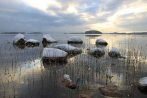 A winter day on the Gulf of Finland