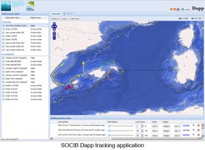 Socib dapp tracking application