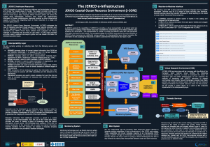 The JERICO e-Infrastructure Poster, IMDIS 2021