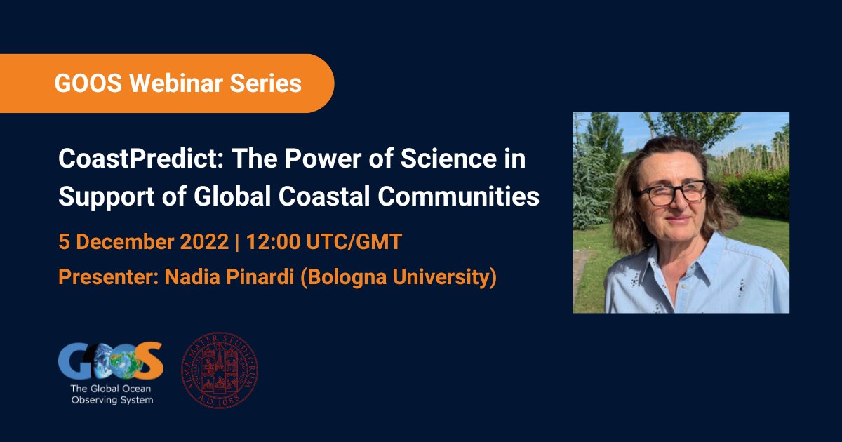 Coastpredict: the power of science in support of global coastal communities event poster